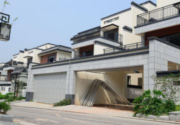 佛山順德碧桂園銀灰色車庫門工程香蕉免费视频APP